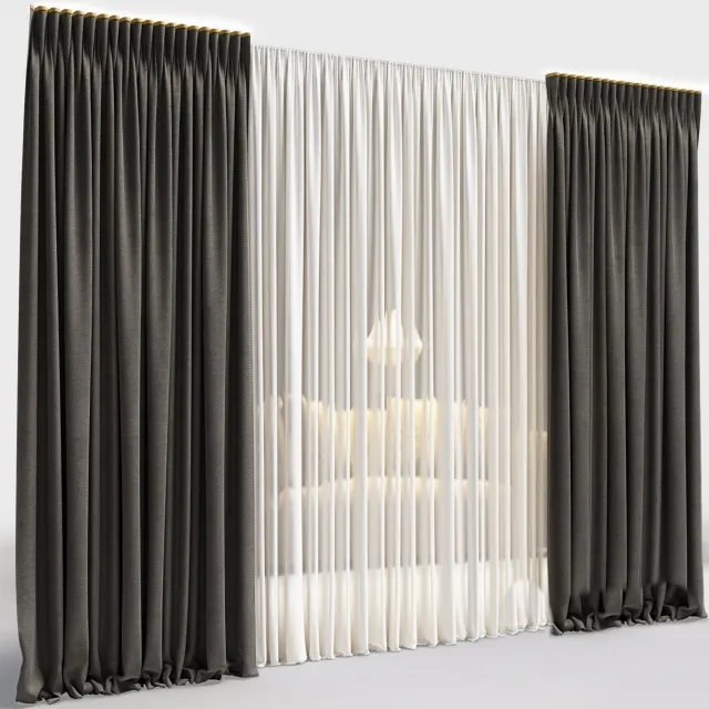 decoration - Curtains 232 3D Model