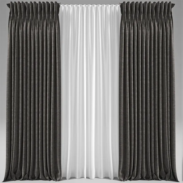 decoration - Curtains 242 3D Model