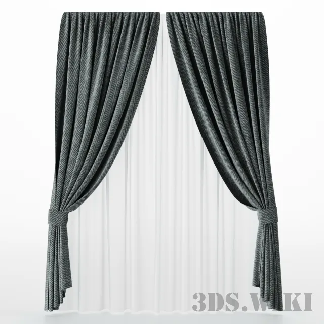 decoration - Curtains 3D Model