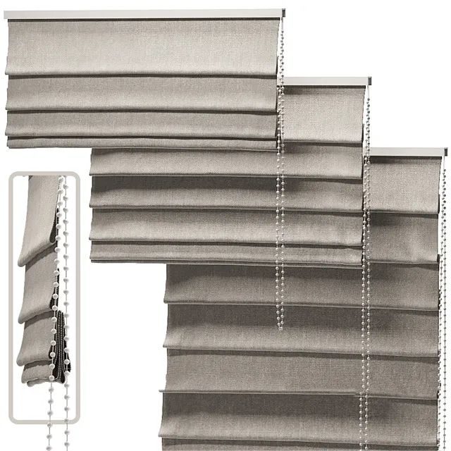 decoration - Curtains 40 Blinds p.1 3D Model