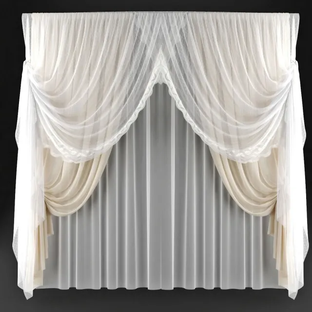 decoration - Curtains 47 2 3D Model