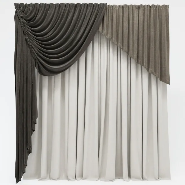 decoration - Curtains 665 3D Model