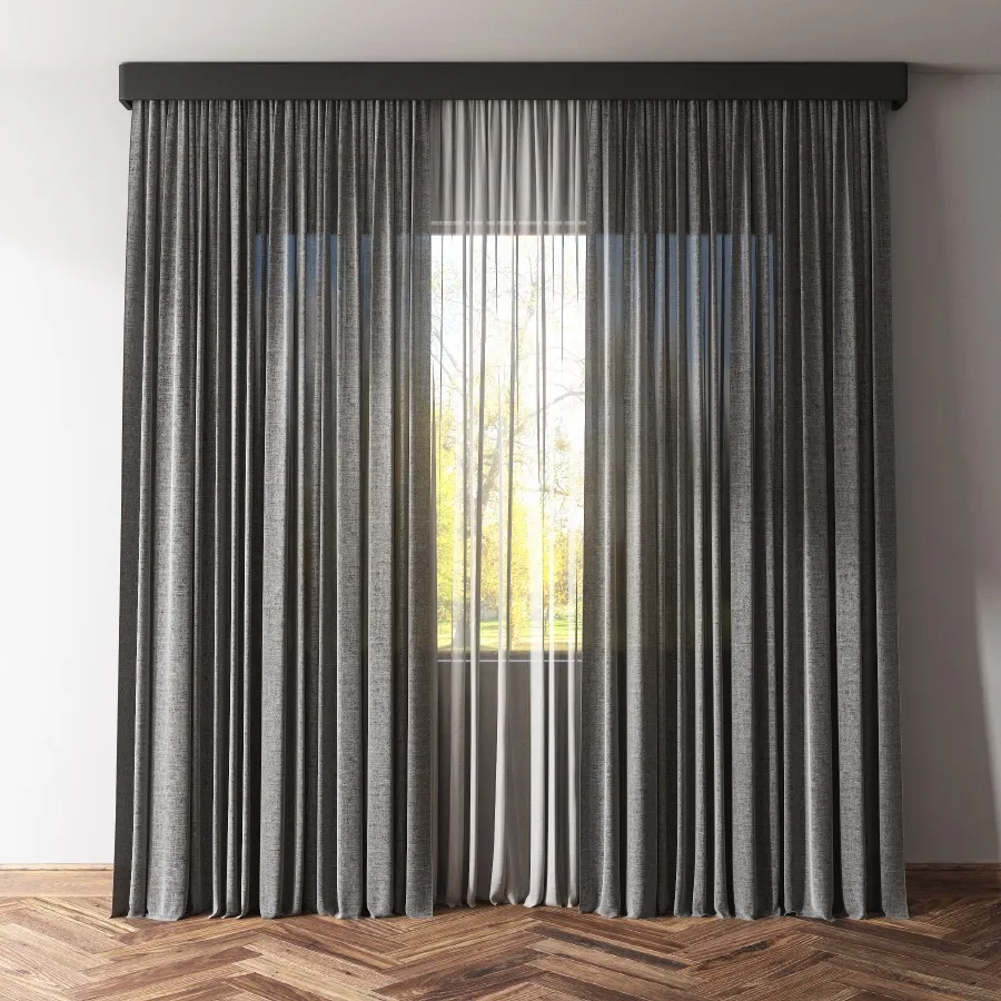 decoration - Curtains and blinds 2 3D Model