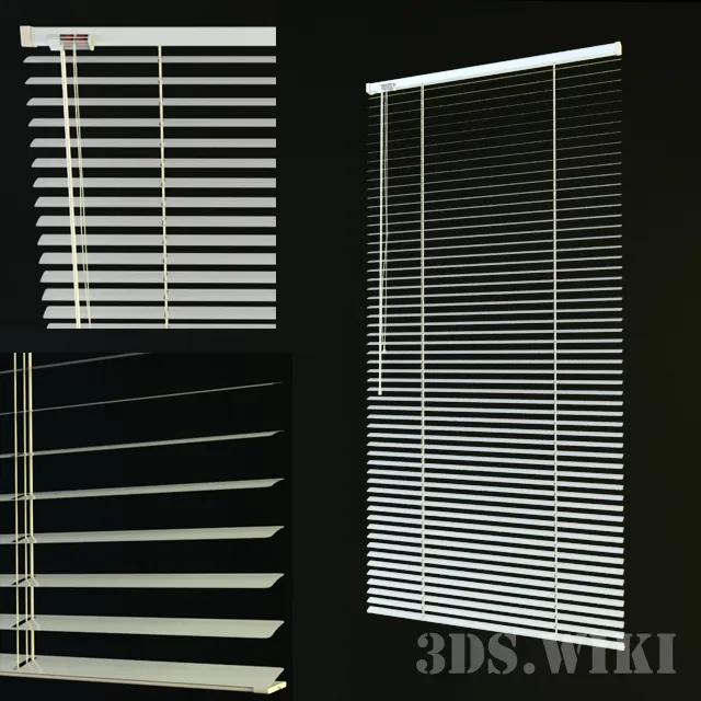 decoration - Curtains Grommets 3D Model