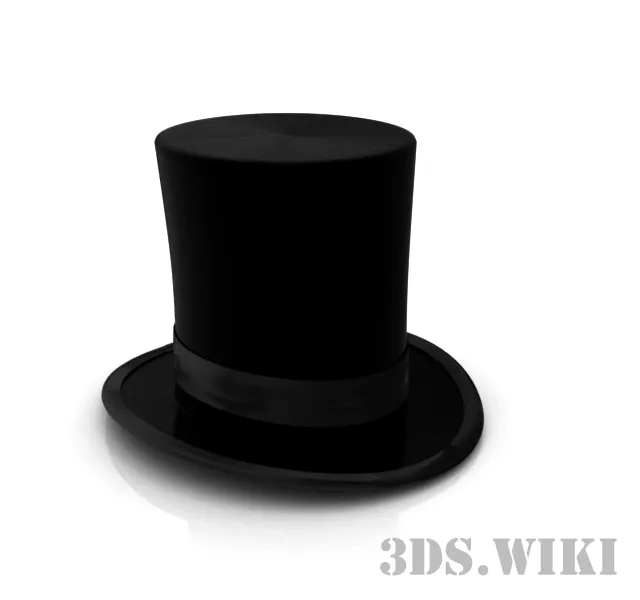 decoration - Cylinder hat 3D Model