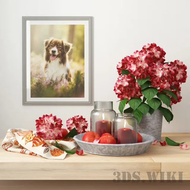 decoration - Декоративный набор 3D Model