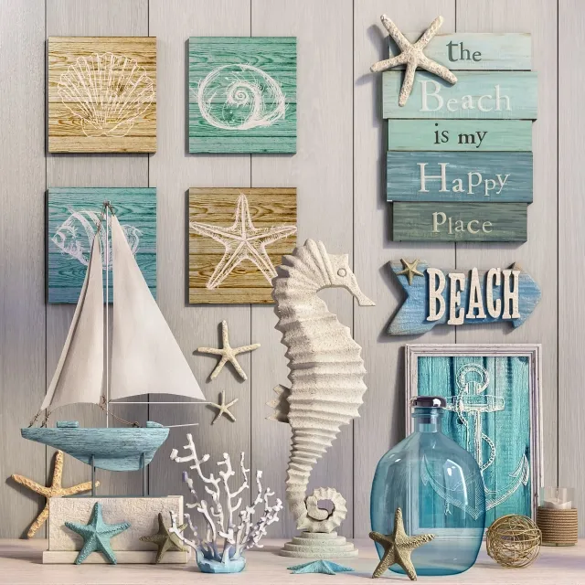 decoration - Декоративный набор 3D Model