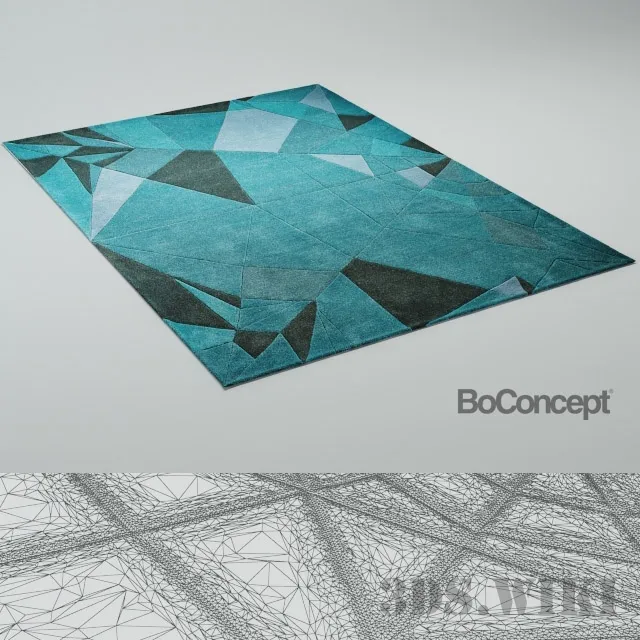 decoration - Ковер Penguin BoConcept 3D Model