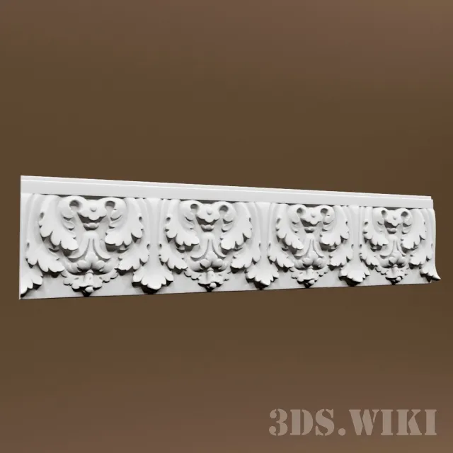 decoration - Лепнина панель 3D Model