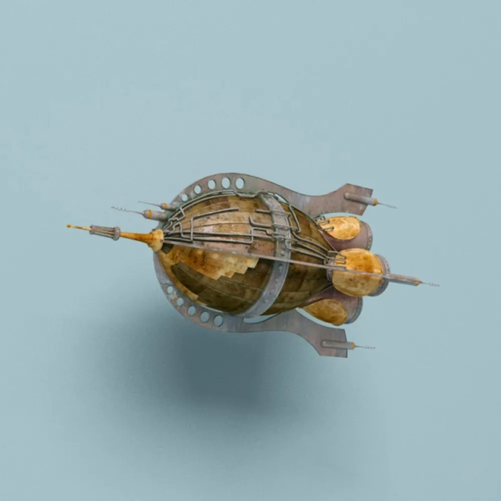 decoration - Ракетная капсула 3D Model