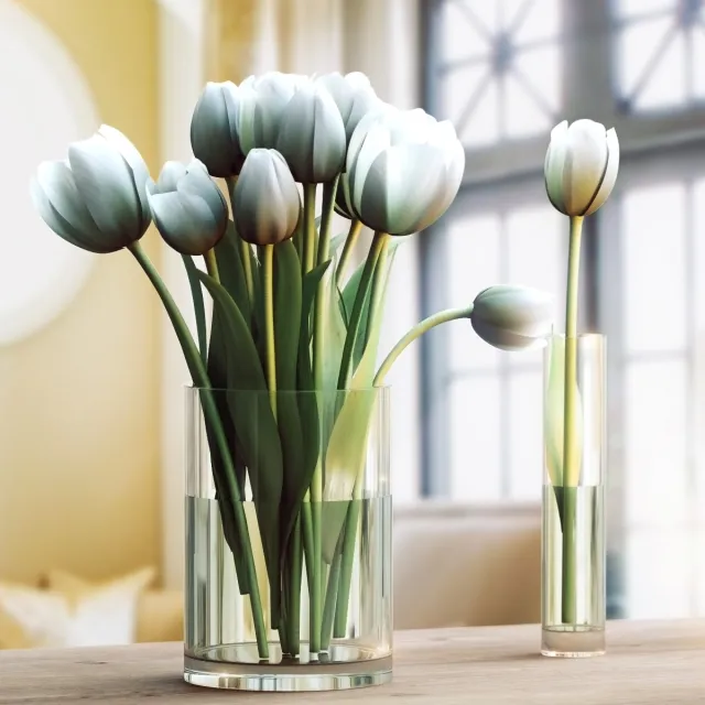 decoration - Тюльпаны 3 в 1 3D Model