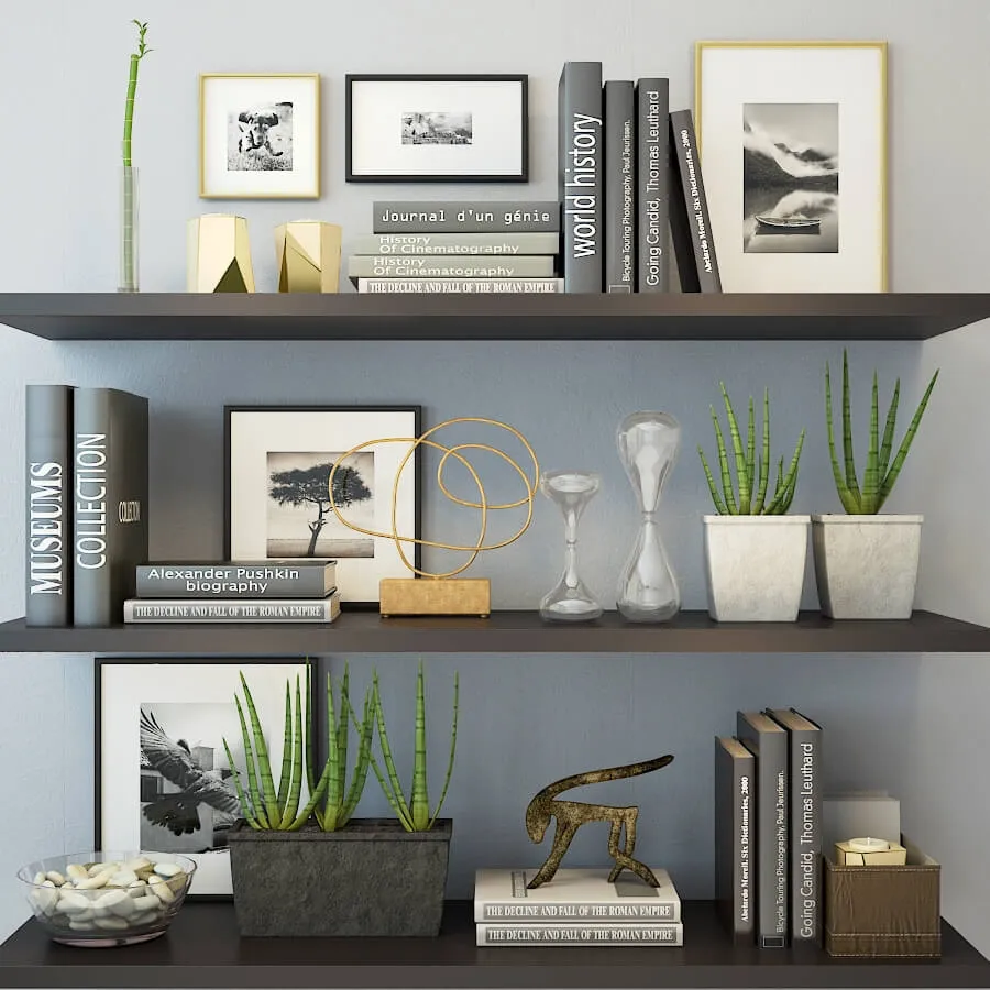 decoration - Decor black color 3D Model