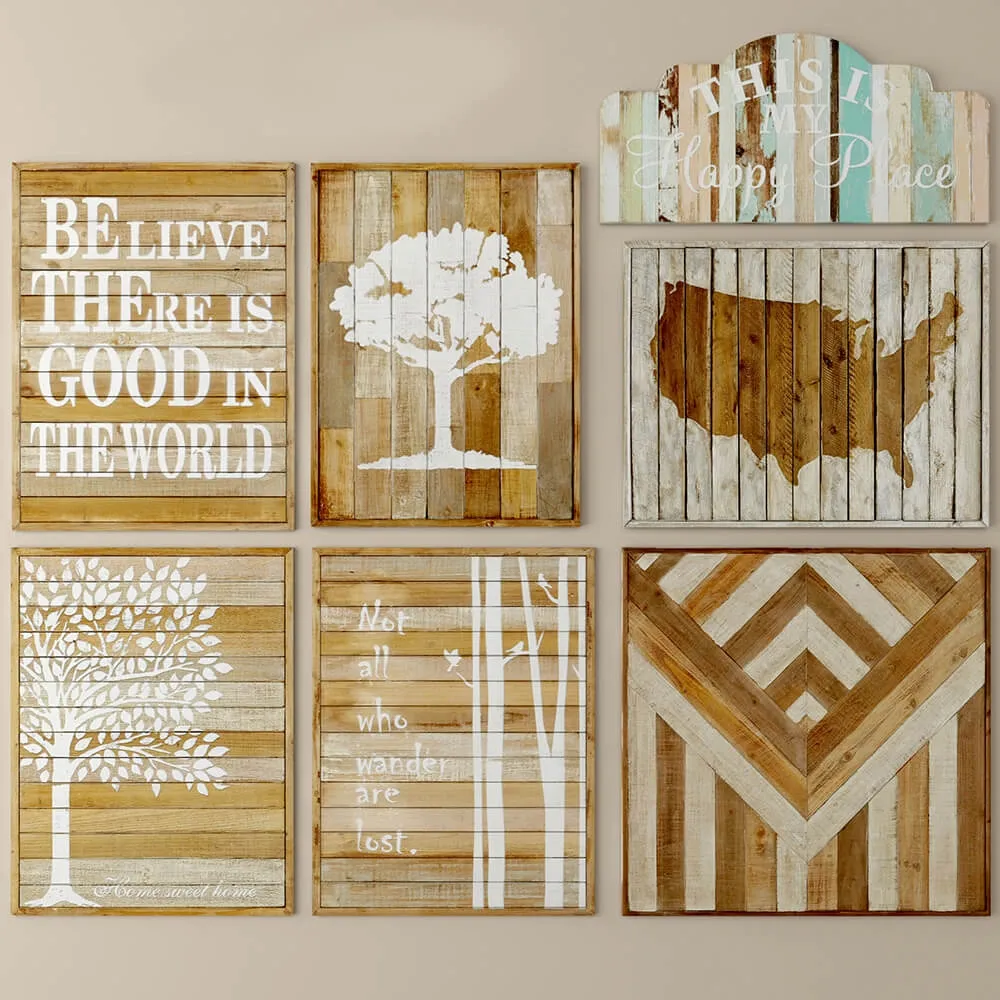 decoration - Decor boards  pictures set 2 3D Model