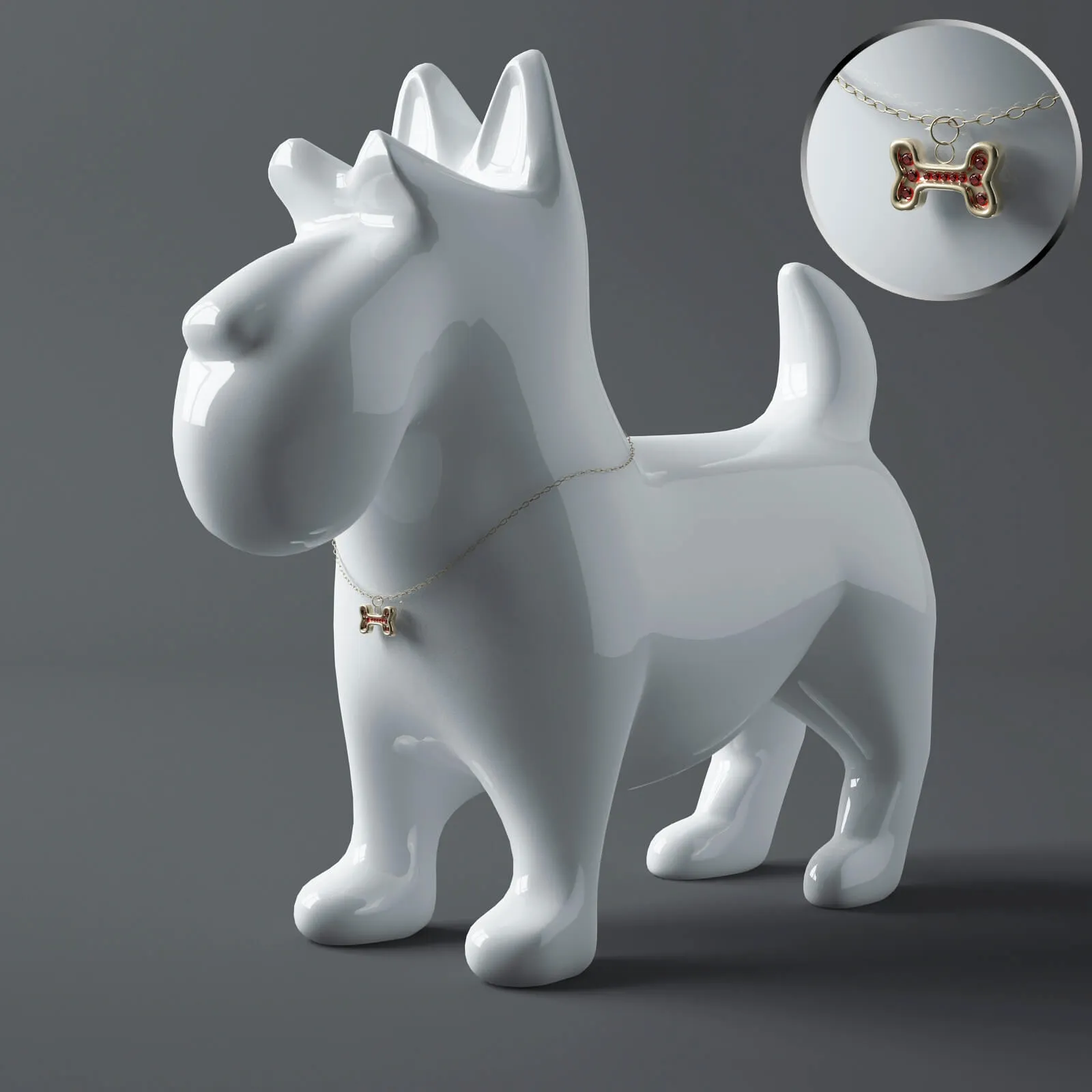decoration - Decor dog 57 3D Model