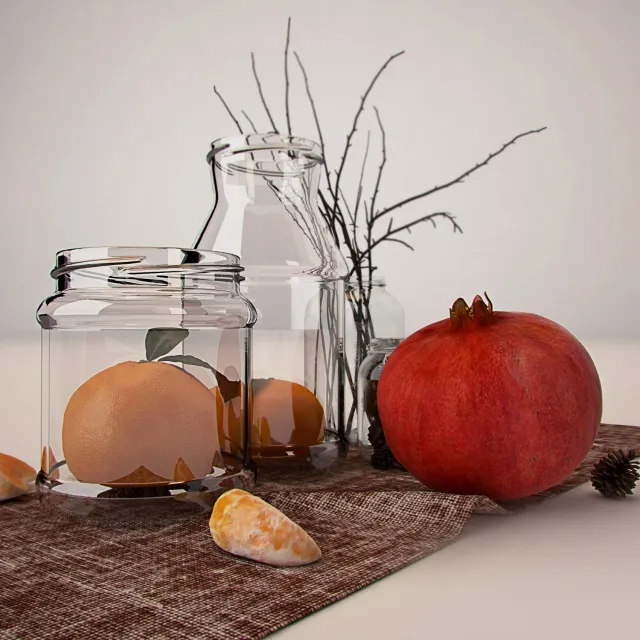 decoration - Decor for interior 3D Model