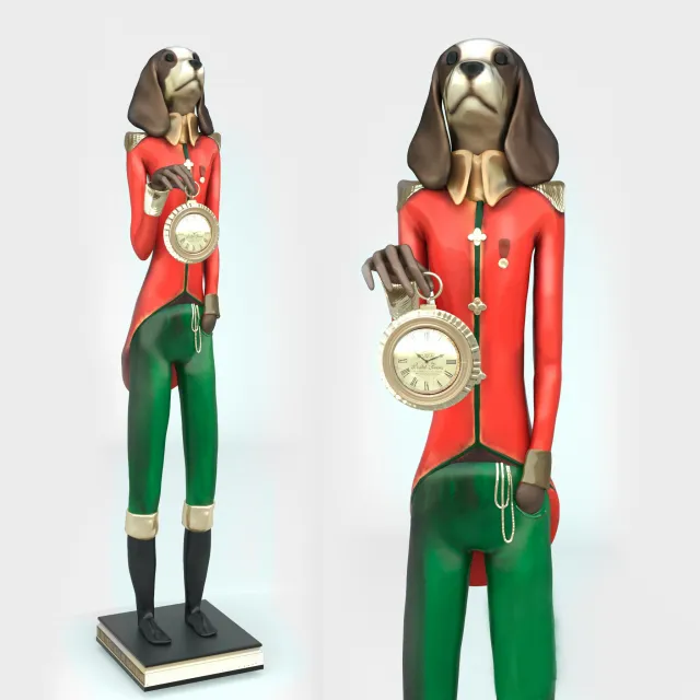 decoration - Decor of dog 1 3D Model