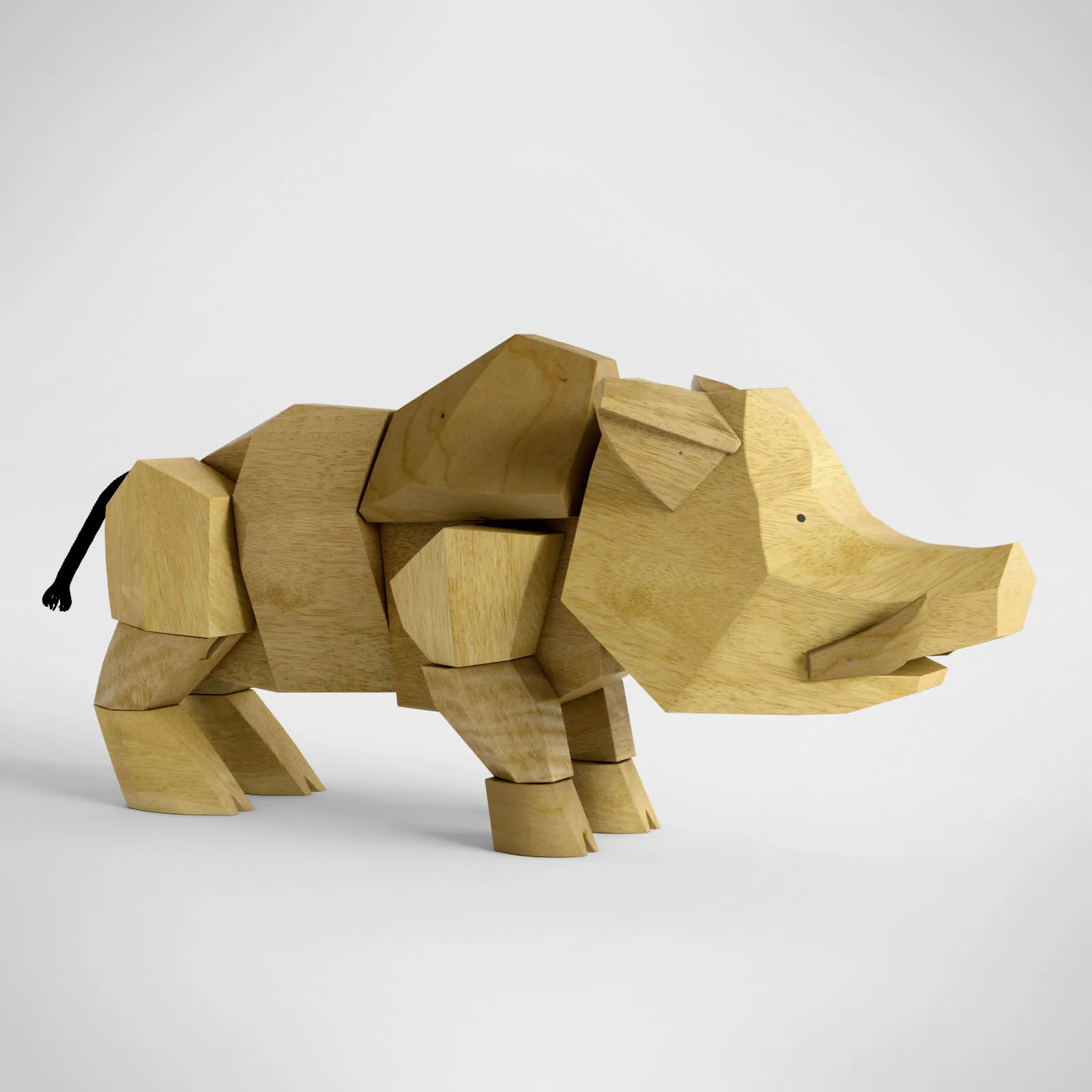 decoration - Decor of Hugo the Wild Boar 3D Model