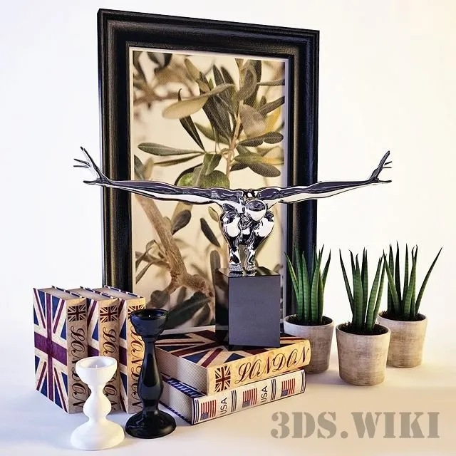 decoration - Decor set 3D Model