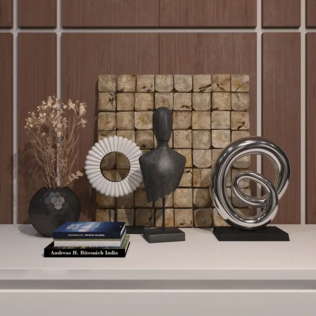 decoration - Decor set Boconcept 04 3D Model