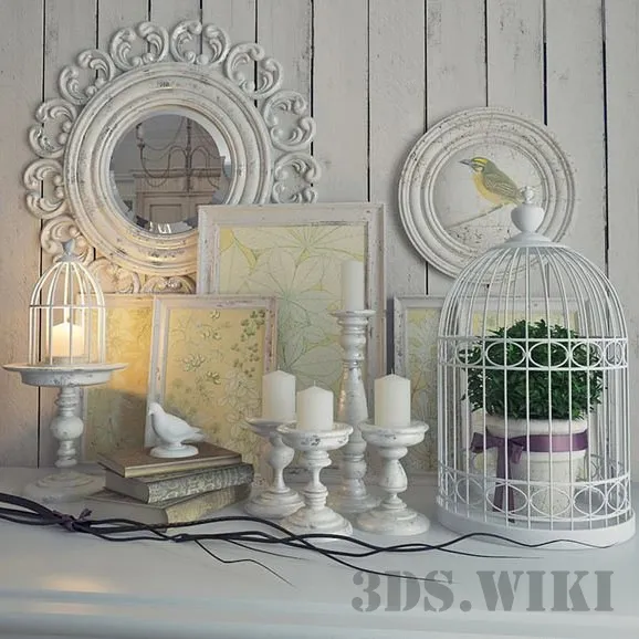decoration - Decor set in Provence style 3D Model