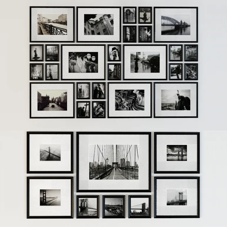 decoration - Decor set of pictures 5 3D Model