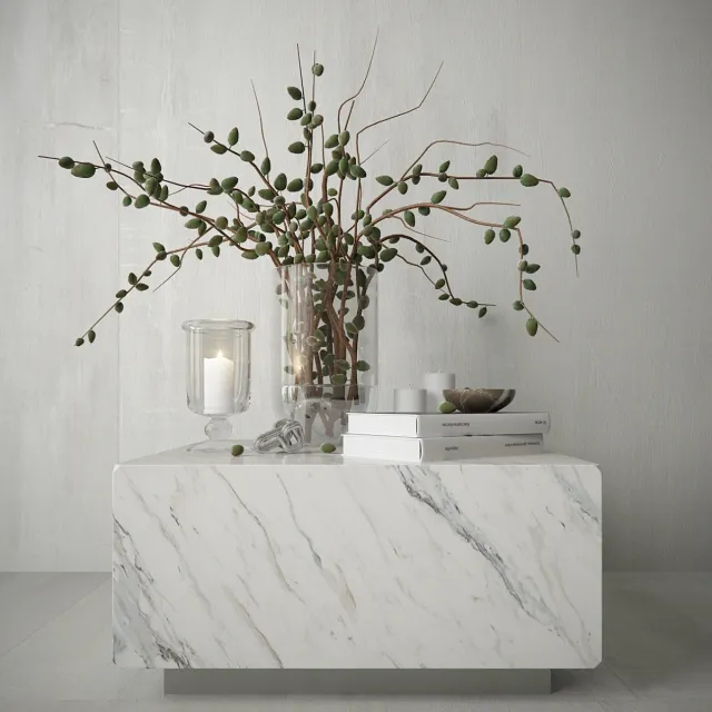 decoration - Decor with branches 3D Model