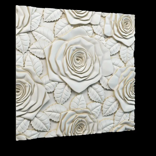 decoration - Decorative 3D panel P-6 3D Model