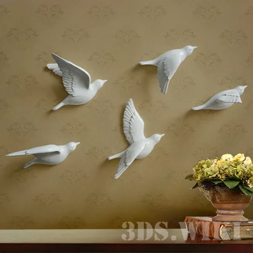decoration - Decorative birds 3D Model