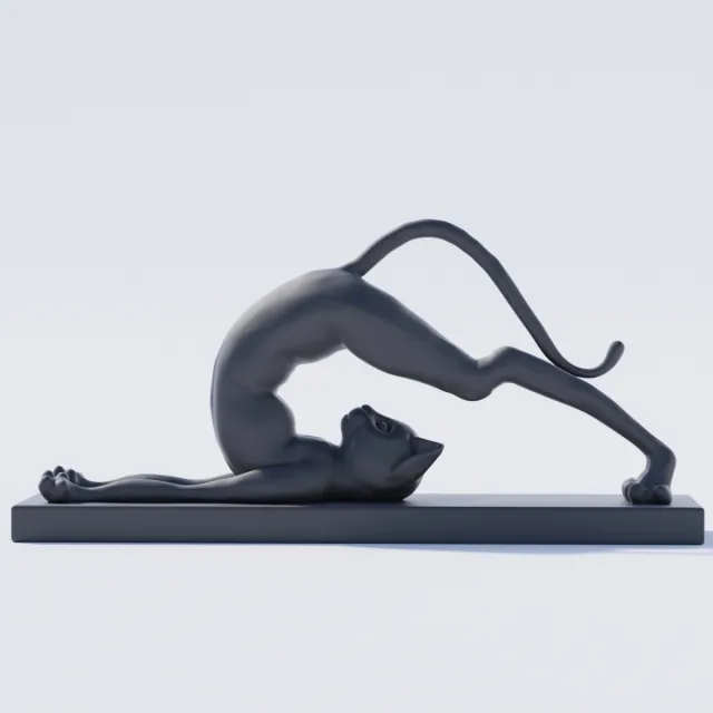 decoration - decorative cat 3D Model