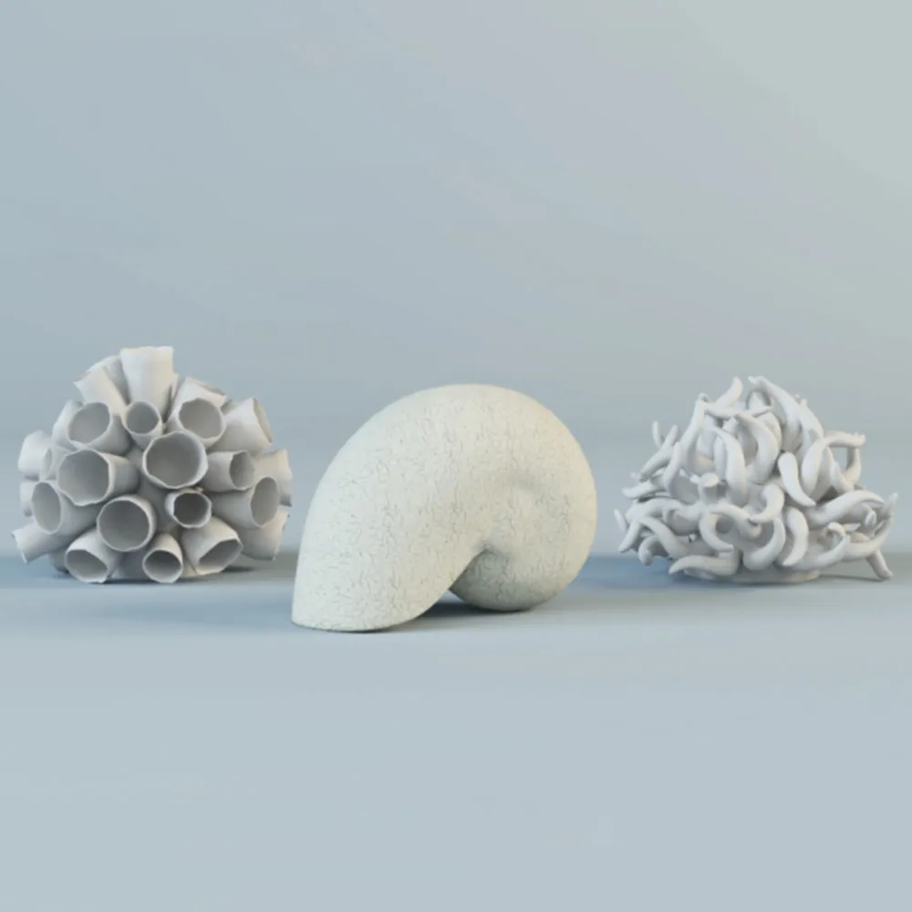 decoration - Decorative Ceramic Figures - Zara Home 3D Model