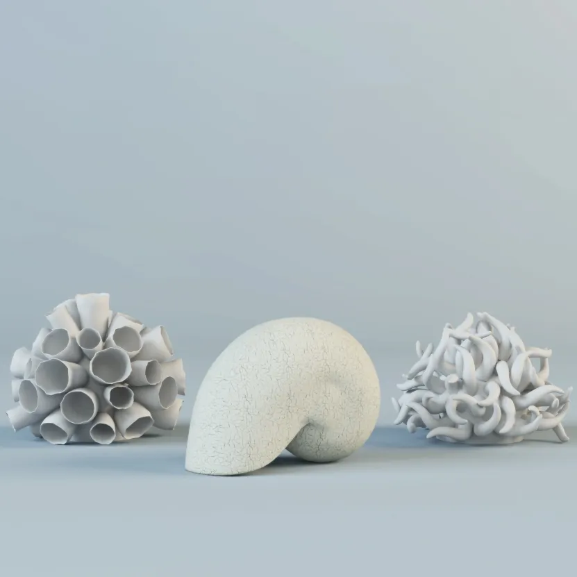 decoration - Decorative Ceramic Figures Zara Home 3D Model