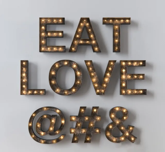 decoration - Decorative letter Restoration Hardware 3D Model