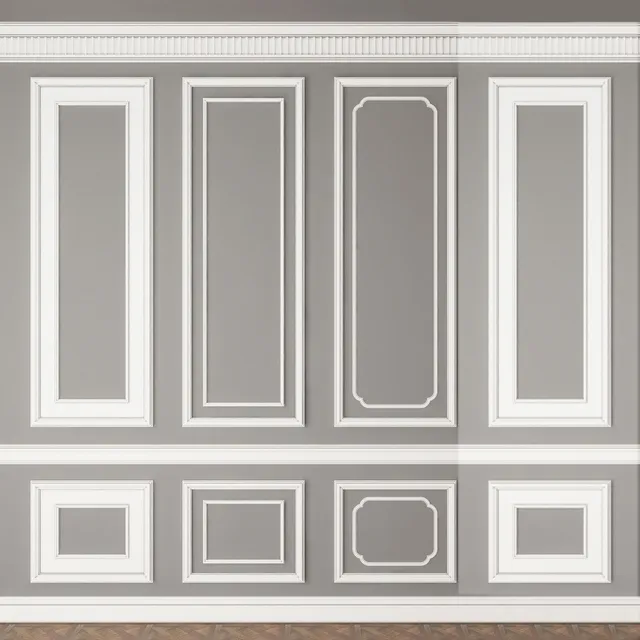 decoration - Decorative molding 01 3D Model