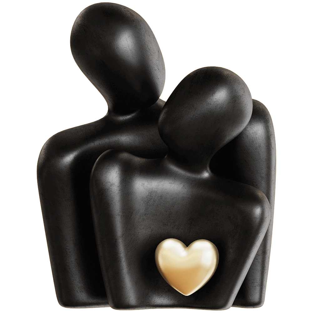 decoration - Decorative object Loving couple 3D Model