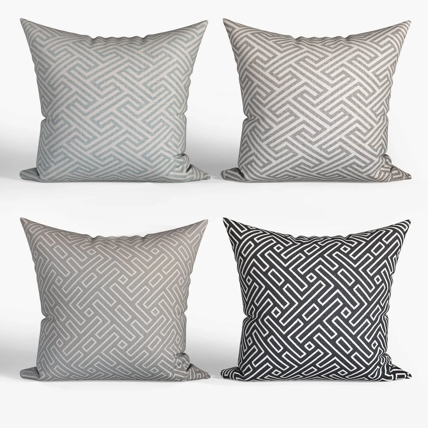 decoration - Decorative pillows Houzz set 060 3D Model