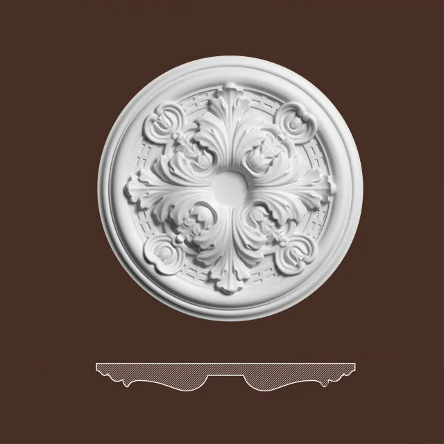 decoration - Decorative plaster 102 3D Model
