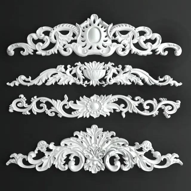 decoration - Decorative plaster 13 3D Model
