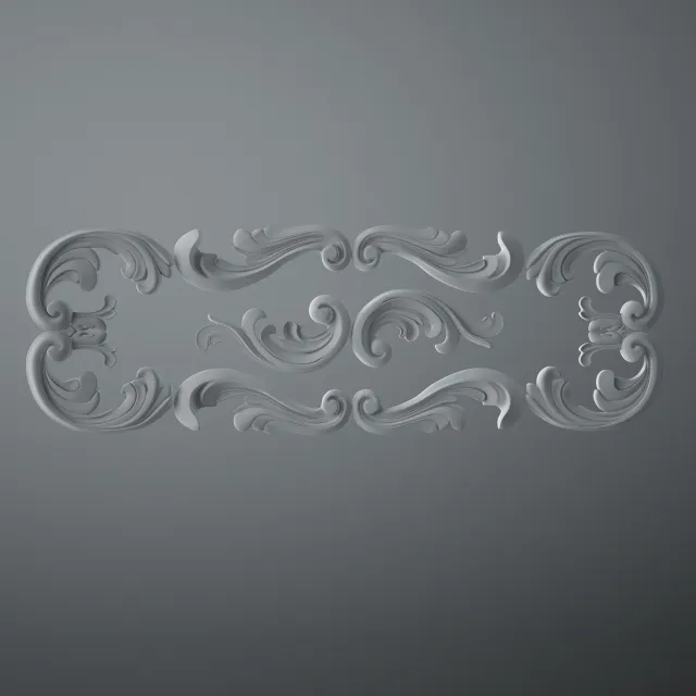 decoration - Decorative plaster 25 3D Model
