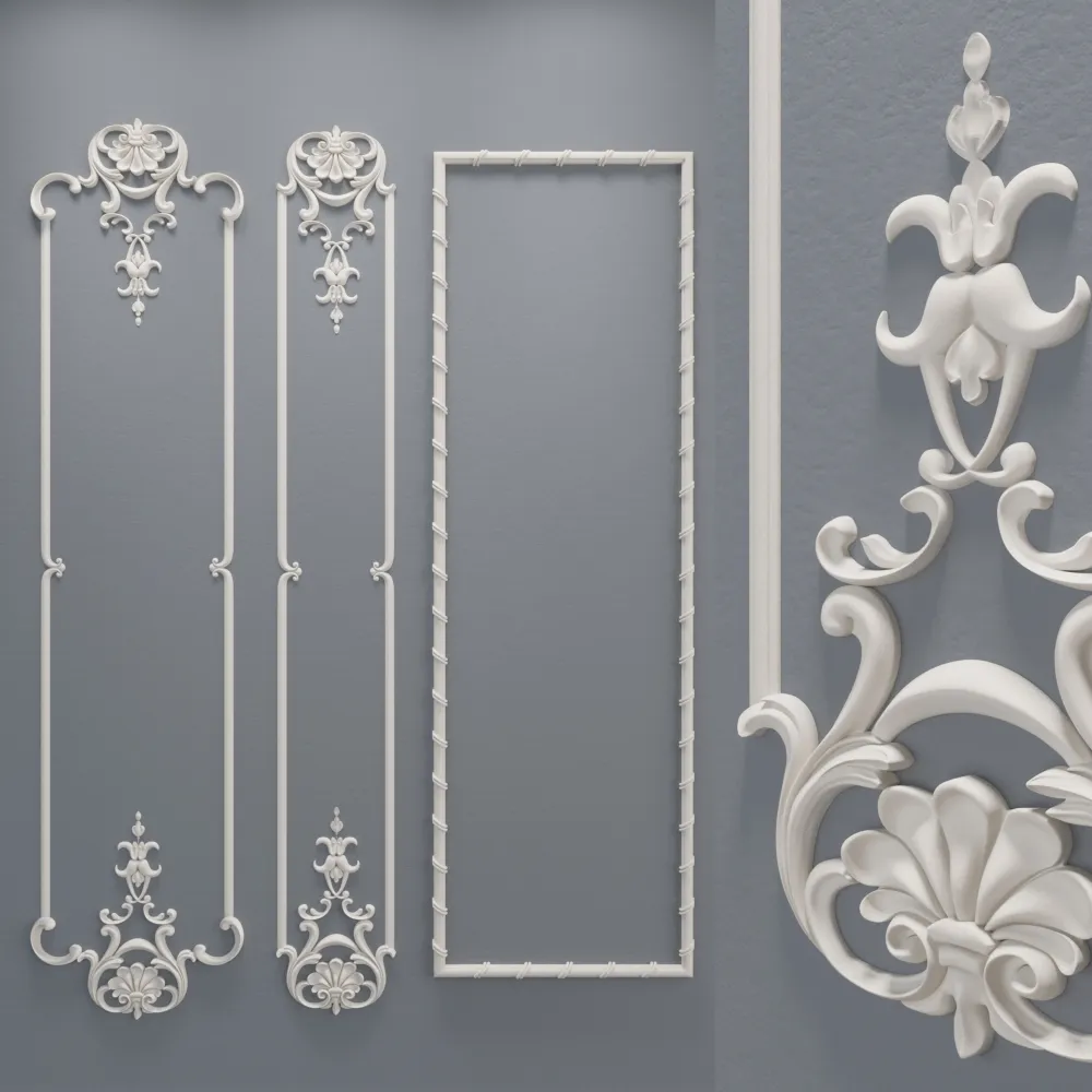 decoration - Decorative plaster 63 3D Model