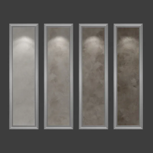 decoration - Decorative plaster single-layer variant 215 3D Model