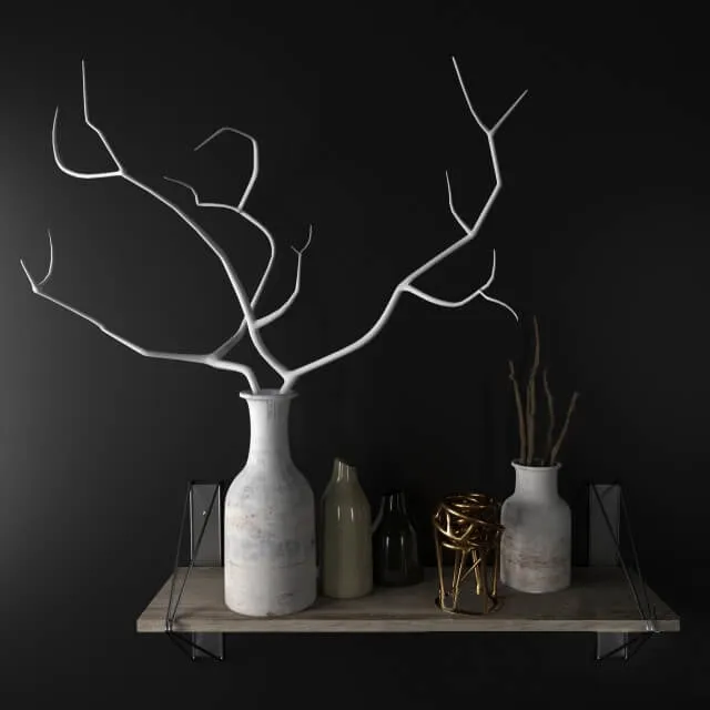 decoration - Decorative set 004 3D Model