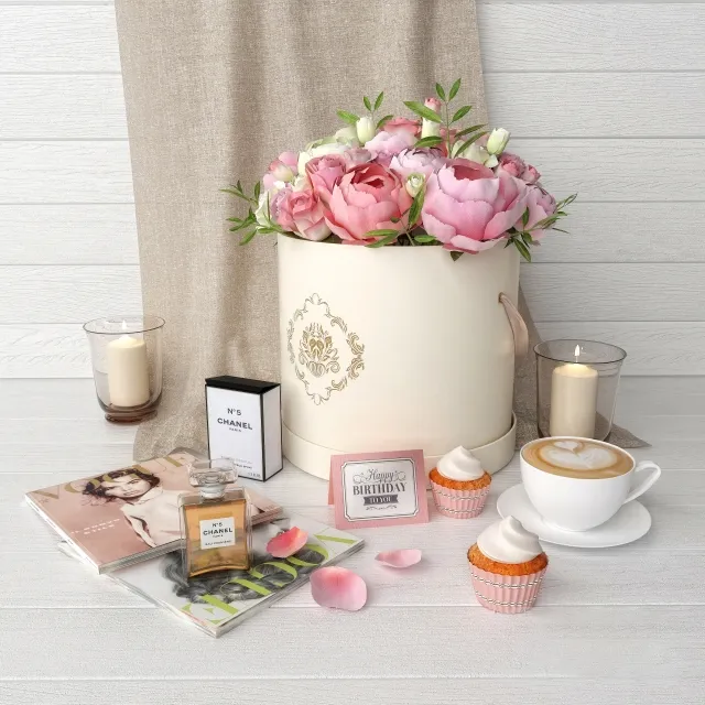 decoration - Decorative set 007 3D Model