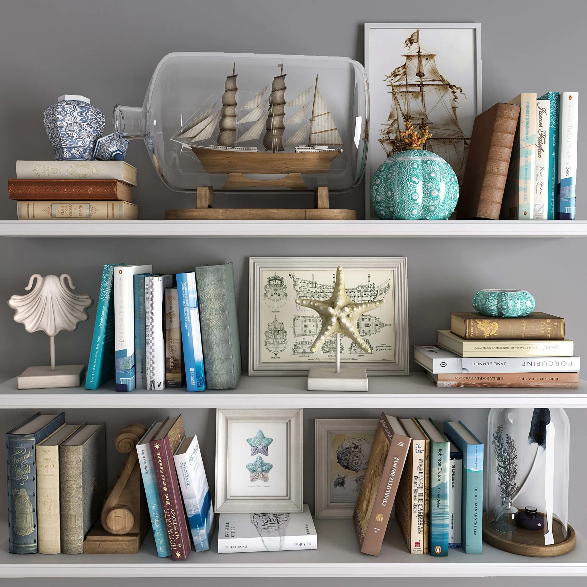 decoration - Decorative set 09 3D Model