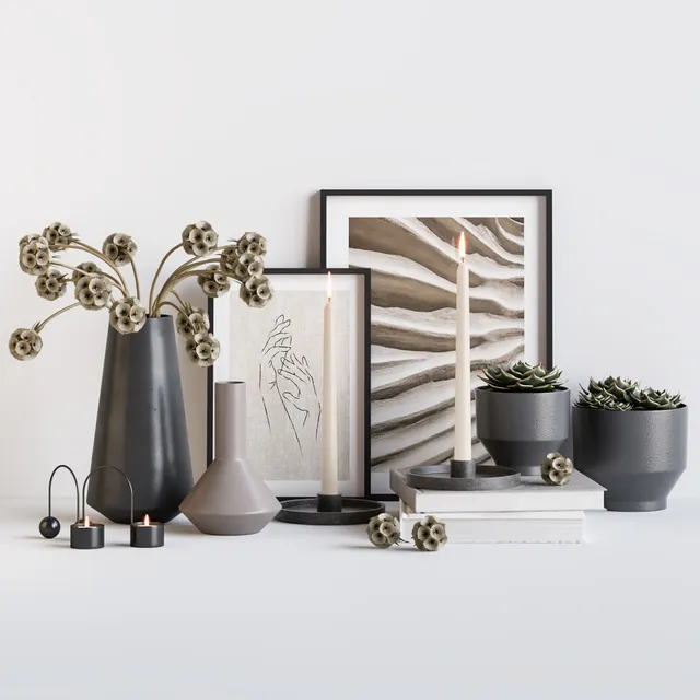 decoration - Decorative set 10 3D Model