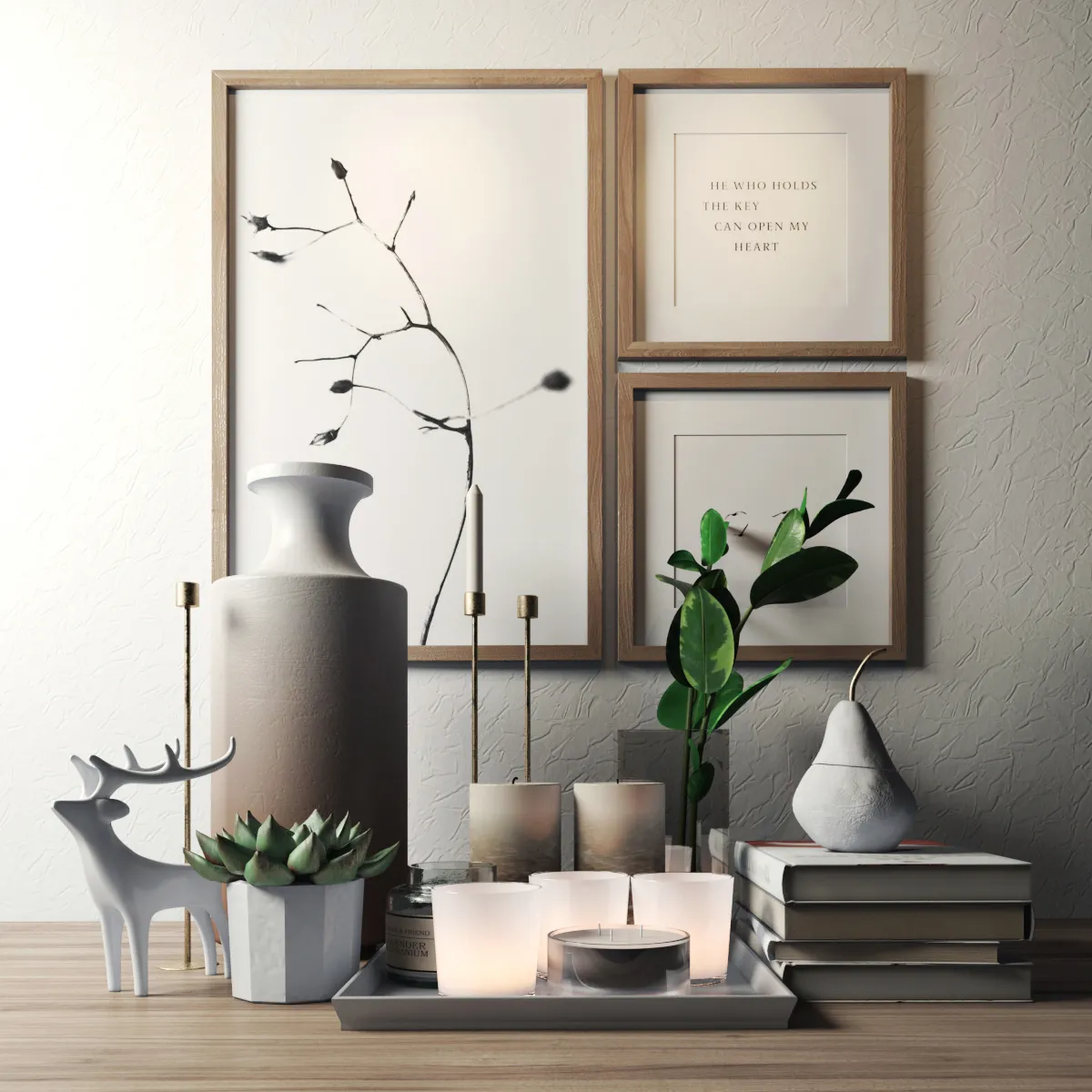 decoration - Decorative set 211 3D Model