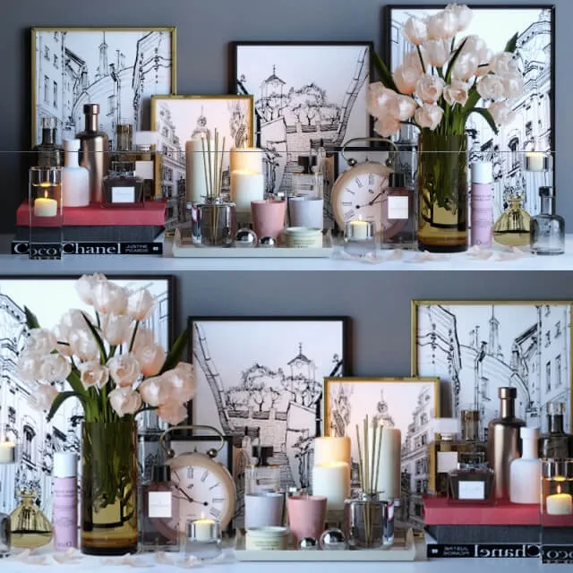 decoration - Decorative set 316 3D Model