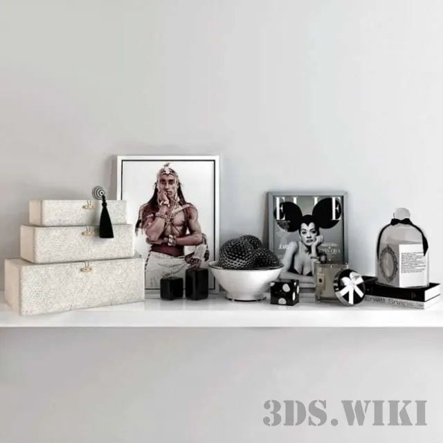 decoration - Decorative set 3D Model