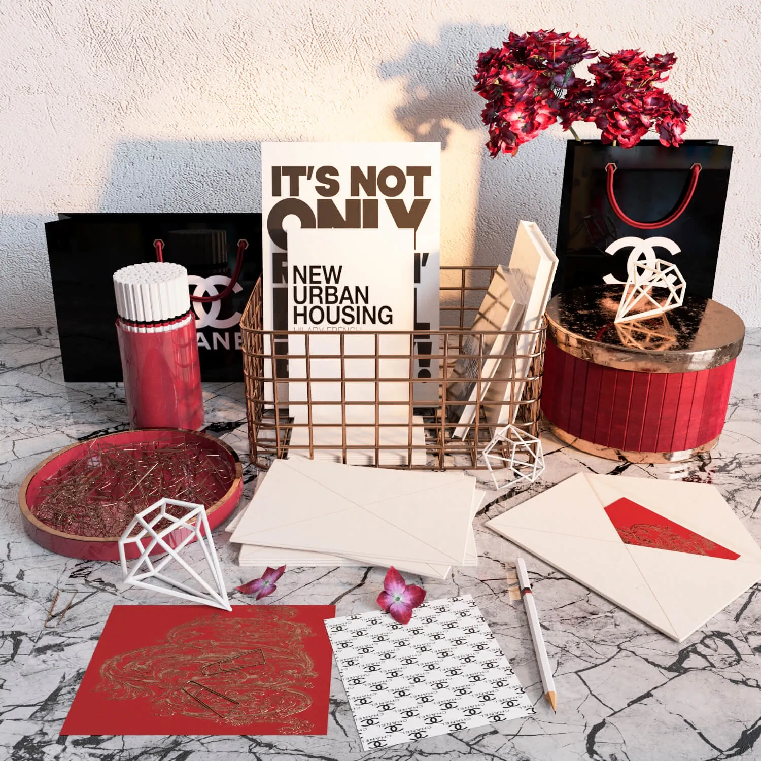 decoration - Decorative Set 8 9 3D Model