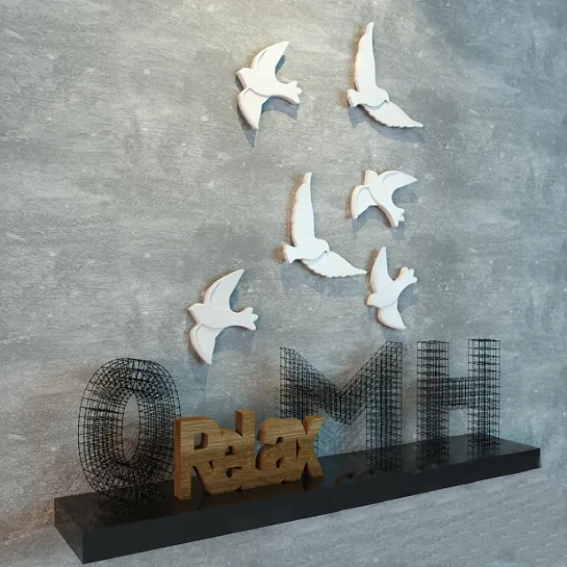 decoration - Decorative set BoConcept 3D Model