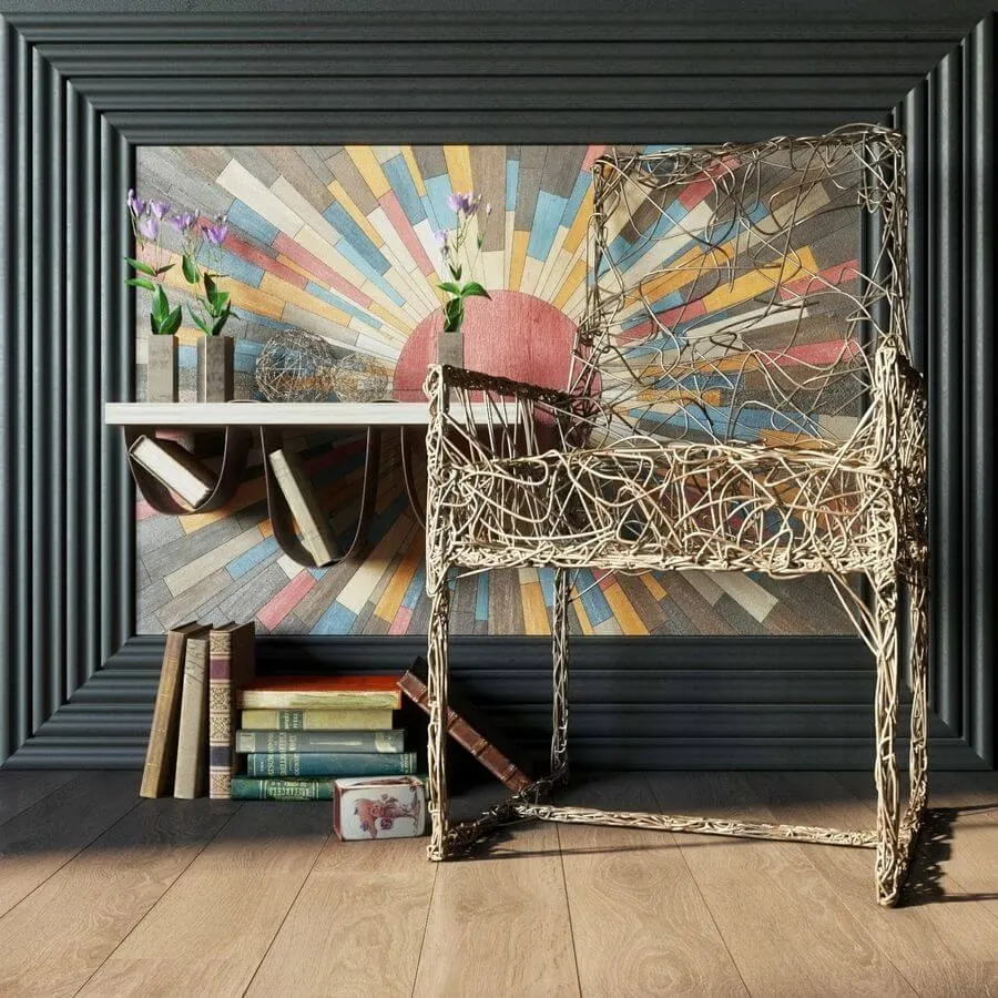 decoration - Decorative set Copper Sun 3D Model